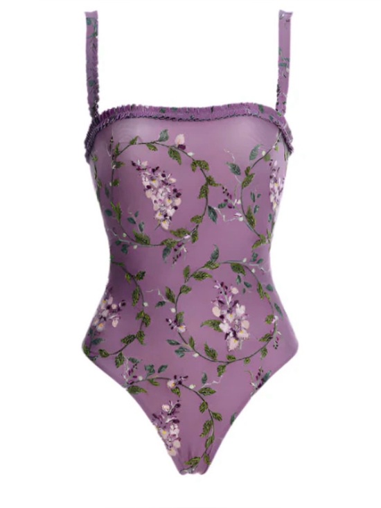 Agua by Agua Bendita Other - Agua Bendita Limon Wisteria one piece swimsuit